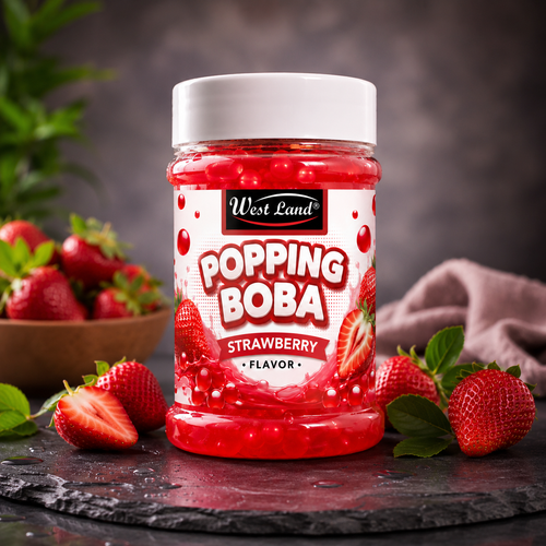 STRAWBERRY POPPING BOBA 600GM